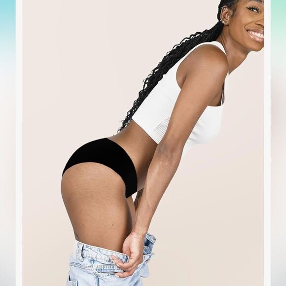 Tiichoo black comfy panties new. Bundle of 8 - Picture 3 of 6